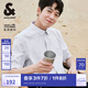 杰克·瓊斯（JACK&JONES）25年春夏季易打理商務(wù)休閑零壓短袖襯衫男士免燙半袖純色襯衣男裝 C42巖灰色 M