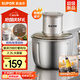 蘇泊爾（SUPOR）絞肉機家用 電動(dòng)多功能家用攪拌機嬰兒輔食機 大容量不銹鋼碎肉機攪拌機 JR-E02SG220