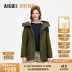 AIGLE艾高棉服秋季MTD防風(fēng)防雨透汽SORONA舒適保暖時(shí)尚外套女士 軍綠 BE571 M (38) (165/88A)