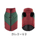 亞禾狗狗衣服保暖防風(fēng)棉服冬季防寒過(guò)冬厚款外套露營(yíng)外衣柴犬柯基靈緹 V字形馬甲【綠色+酒紅色】 4XL（建議體重28-40斤）
