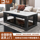 駱駝取暖茶幾升降取暖桌烤火桌長(cháng)方形客廳取暖桌家用省電多功能電暖爐電爐電茶幾取暖器烤火爐1.32米米亞白+隱形爐+拉鏈罩+聲控+童鎖