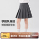 左西女童半身百褶裙子學(xué)院風(fēng)秋裝2025新款兒童校服JK短裙潮 灰色 160
