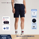 TOMMY HILFIGER【微彈直筒】夏季男裝經(jīng)典百搭商務(wù)簡(jiǎn)約休閑西褲短褲 藏青色DW5 32