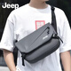JEEP斜挎包 男士潮流機能風(fēng)格單肩斜挎包胸包休閑通勤騎行運動(dòng)背包