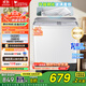 小天鵝（LittleSwan）雙桶雙缸洗衣機半自動(dòng) 12公斤超大容量 噴淋漂洗強力去污 洗大件 節能省水 以舊換新 家電國家補貼 12公斤新品|升級玻璃蓋板|少纏繞 S156A