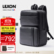 樂(lè )上（LEXON）雙肩包男15.6/16英寸筆記本電腦包真牛皮商務(wù)背包旅行大容量書(shū)包