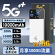 酷米行5G千兆網(wǎng)速移動(dòng)隨身wifi2025新款免預存高速雙頻充電寶二合一無(wú)線(xiàn)wifi6全國通用無(wú)線(xiàn)流量車(chē)載寬帶 【10000毫安-至尊版68通道】超長(cháng)續航72小時(shí)
