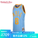 MITCHELL & NESS復古球衣AU球員版NBA湖人隊科比籃球服運動背心 科比布萊恩特01-02賽季 S