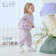 戴維貝拉（DAVE＆BELLA）2025秋季新款休閑兒童長(cháng)褲套裝女童衛衣褲子兩件套女寶寶衣服童裝 櫻花粉【現貨】 100 cm（建議身高90-100cm）