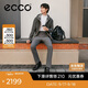 愛(ài)步（ECCO）25年早秋新款牛皮輕奢經(jīng)典休閑板鞋 柔酷60周年525464 黑色42