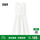 森馬（Semir）連衣裙女顯瘦收腰長(cháng)裙溫柔2025夏季氣質(zhì)木耳邊背心裙107425114060