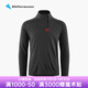 KLATTERMUSEN攀山鼠10055胡戈男款半拉鏈套頭帽衫-Huge Zip Sweater M's 962RavenBurnt Russet烏黑紅褐 L