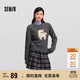 森馬（Semir）毛衣女提花衣服趣味潮流2024冬季圓領(lǐng)正肩毛衫甜酷風(fēng)109724107008