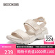 斯凱奇（Skechers）涼鞋女士秋季厚底休閑運動(dòng)女鞋百搭舒適外穿軟底沙灘鞋119853