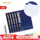 國譽(yù)(KOKUYO)A5無(wú)線(xiàn)裝訂本Gambol渡邊學(xué)生辦公筆記本子膠裝本 7mm橫線(xiàn) 50張/本 5本藏青 WCN-GNB3552