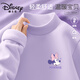迪士尼（Disney）童裝兒童百搭半高領(lǐng)打底衫2025冬季新款可愛(ài)女童T恤潮酷男童上衣 gt迪妮結K香芋紫 130