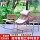 紫葉搖搖椅搖椅成人家用藤椅陽(yáng)臺休閑椅沙發(fā)椅逍遙椅老人椅