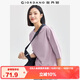 佐丹奴超好看七分袖T恤女純棉前短后長(cháng)寬松圓領(lǐng)上衣05325790