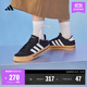 adidas DAILY 4.0復古百搭休閑帆布鞋男女阿迪達斯官方輕運動(dòng) 黑色/白色/樹(shù)脂黃（JI4354）   42