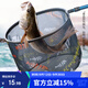 臻佑（Grsaed）速干競技抄網(wǎng)頭不掛鉤撈魚(yú)網(wǎng)抄網(wǎng)網(wǎng)兜黑坑防掛密網(wǎng)網(wǎng)頭釣魚(yú)漁具配件槍色魚(yú)骨 抄網(wǎng)頭30CM