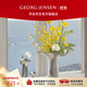 Georg Jensen 喬治·杰生喬治杰生【新婚禮物】BLOOM花朵花瓶客廳餐桌北歐擺件禮物禮盒 大號