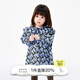 jnby by JNBY[江南布衣嬰童]春長(cháng)袖連衣裙可愛(ài)娃娃領(lǐng)蝴蝶結女童嬰兒YN3G11970 960藍綠灰 100 cm