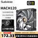 SUDKOOMACH120機(jī)箱風(fēng)扇（LCP扇葉/30mm厚強(qiáng)壓風(fēng)扇/工業(yè)級(jí)/中心可調(diào)節(jié)白光/DIY側(cè)板/6年質(zhì)保） MACH120【順豐】