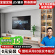 歐仕堂巖板電視柜組合實(shí)木電視機(jī)柜簡約壁掛式懸浮客廳電視柜儲物柜 【包安裝】高級暖白色-含立柜 160+80實(shí)木板材+巖板臺面