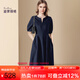 迪菲麗格通勤顯瘦收腰連衣裙女2025年夏季新款大方氣質(zhì)遮肉a字裙 圖片色 XL