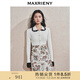 MAXRIENY套頭針織衫女千金小香風(fēng)上衣修身顯瘦高級(jí)氣質(zhì) 米白 L