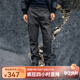 AKCLUB機能輕戶(hù)外復古直筒腿袋休閑長(cháng)褲男工裝褲登山褲AK男裝2312218 炭灰 33