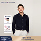TOMMY HILFIGER【燈芯絨】秋冬男裝商務(wù)休閑純色修身長(cháng)袖襯衫外套78J3719 藏青色FAP M