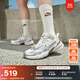耐克女子透氣輕便運動鞋冬季復古跑鞋風網(wǎng)眼NIKE V2K RUN FD0736 010淺銀灰/金屬銀/山峰白 38
