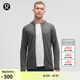 lululemon丨Surge Warm 男士拉鏈連帽衫 LM3DH1S 海鷗灰蒸汽灰混色 M