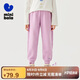 迷你巴拉女童褲子2025春季新品運(yùn)動(dòng)褲休閑束腳褲【蹦蹦褲】