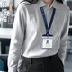 匯彩衫蔚來(lái)灰色長(cháng)袖polo衫工作服定制印logo秋冬4s店公司管理層商務(wù)t恤 【7A級抗菌珠地棉】晨空灰 XS