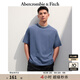 ABERCROMBIE & FITCH【重磅圓領(lǐng)】男裝25夏季美式復(fù)古經(jīng)典小麋鹿短袖T恤KI124-5181 復(fù)古藍 L (180/108A)