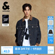 杰克·瓊斯（JACK&JONES）七夕情人節禮物 25年秋季男裝寬松潮流原色牛仔夾克外套男品牌 A13 深牛仔藍 L 180