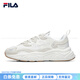 斐樂(lè)（FILA）火星鞋女跑步鞋輕便男春夏百搭復(fù)古運(yùn)動(dòng)休閑鞋男子老爹鞋 【男】奶白_砂色-GS 42