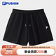 FILAFUSION斐樂(lè )潮牌針織短褲女2025夏季時(shí)尚休閑寬松三分褲