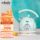 vdada日本 電水壺熱水壺復古304不銹鋼1.8L暖水壺燒水壺開(kāi)水壺智能斷電 1.8L （雛菊）限量款