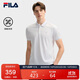 FILA 斐樂官方領(lǐng)航POLO短袖t恤2025年夏季時(shí)尚休閑涼感上衣男子針織衫