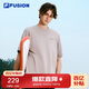 FILAFUSION斐樂(lè )潮牌男子針織短袖衫2025夏季時(shí)尚休閑寬松T恤