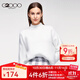 G2000女裝 新款寬松小高領(lǐng)毛衣粗針針織衫休閑百搭設計感上衣16771080 白色/00 L