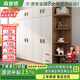 森普頓實(shí)木衣柜臥室平開(kāi)門(mén)衣柜組合現代簡(jiǎn)易簡(jiǎn)約板式家用柜子收納衣櫥 七門(mén)2.8米主柜+頂柜+角柜 E0級生態(tài)板