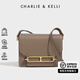CHARLIE&KELLI CK品牌包包女包2025新款送女友生日禮物女時(shí)尚豬鼻子斜挎豆腐包 大象灰