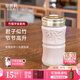 乾唐軒活瓷【中秋送禮】竹報平安陶瓷杯水杯茶杯咖啡杯隨手杯釉下彩送人 復古玫瑰粉
