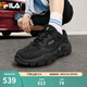 斐樂(lè)（FILA）官方掠奪者2男鞋跑步鞋網(wǎng)面鞋老爹鞋運(yùn)動(dòng)休閑鞋 黑/鍛鐵-BF 41