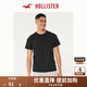 HOLLISTER24夏款經(jīng)典小海鷗情侶基礎款短袖T恤男裝女裝KI324-4042 黑色 M (180/100A)