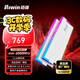 佰維（BIWIN）32G(16G×2)套裝 DDR5 6000頻率臺(tái)式機(jī)內(nèi)存條 時(shí)空行者DW100炫光 RGB燈條(C36)白色 AI PC電腦配件